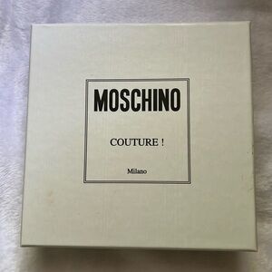 Moschino Couture! Storage Empty Gift Box Scarf Wallet Jewelry Accessories